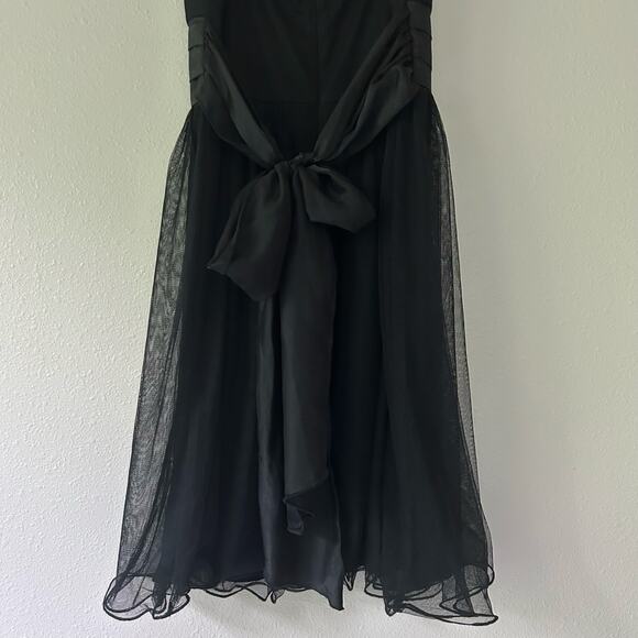 Vintage Studio Y empire sweetheart neckline Dress Y2K gothic emo whimsigoth S - Picture 11 of 16